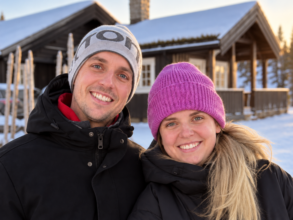 Portrait de Julia et Morten